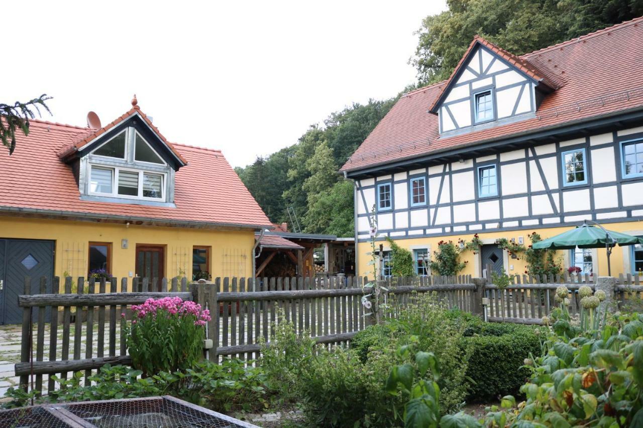 "Ferienwohnung Am Tharandter Wald" Grund Eksteriør billede